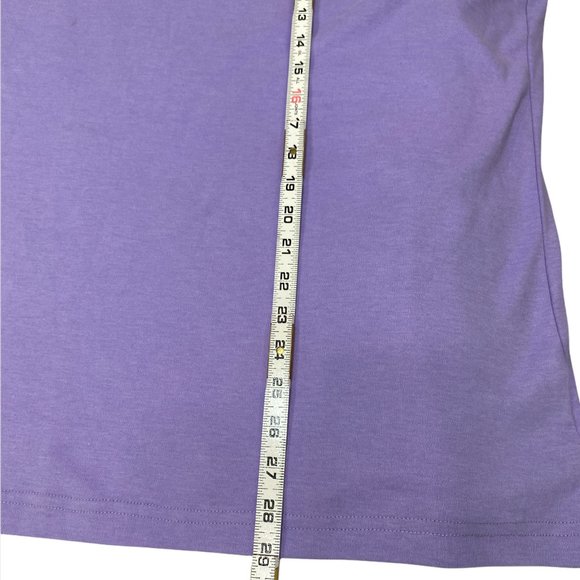 Blair Woman's 3XL Purple Tank Top Cotton/Polyester Soft Knit - Picture 3 of 5